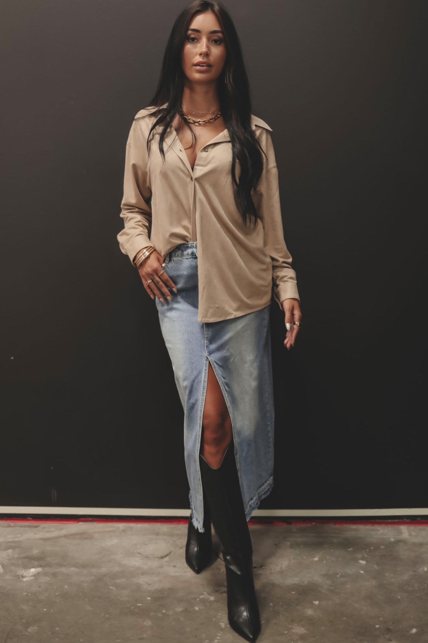 SADIE & SAGE Girls Picnic Button Down