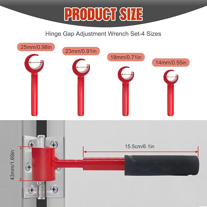 AlignPro™ 4-in-1 Hinge Adjustment Tool